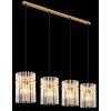 Globo Gorley Hanglamp Goud, 4-lichts