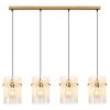 Globo Gorley Hanglamp Goud, 4-lichts