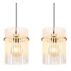 Globo Gorley Hanglamp Goud, 4-lichts