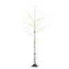 Globo Birch Buitenlicht LED Zwart, Wit, 105-lichts