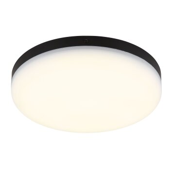 Globo Matthew Plafondlamp LED Zwart, 1-licht