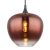 Globo Maxy Hanglamp Chroom, Zwart, 1-licht