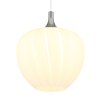 Globo Maxy Hanglamp Chroom, Wit, 1-licht