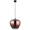 Globo Maxy Hanglamp Chroom, Zwart, 1-licht