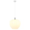 Globo Maxy Hanglamp Chroom, Wit, 1-licht