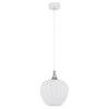 Globo Maxy Hanglamp Chroom, Wit, 1-licht