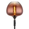 Globo Maxy Staande lamp Chroom, Zwart, 1-licht