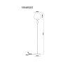 Globo Maxy Staande lamp Chroom, Zwart, 1-licht