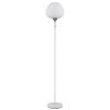 Globo Maxy Staande lamp Chroom, Wit, 1-licht