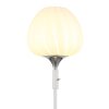 Globo Maxy Staande lamp Chroom, Wit, 1-licht