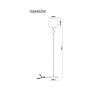 Globo Maxy Staande lamp Chroom, Wit, 1-licht