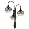 Globo Maxy Staande lamp Zwart, 3-lichts