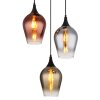 Globo Lavus Hanglamp Zwart, 3-lichts