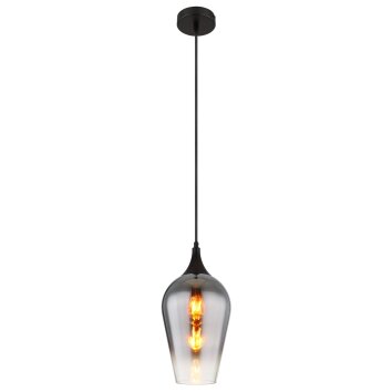 Globo Lavus Hanglamp Zwart, 1-licht