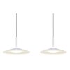 Globo Lampone Hanglamp LED Wit, 1-licht