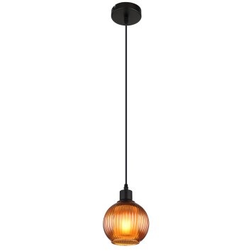 Globo Zumba Hanglamp Zwart, 1-licht