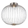 Globo Galway Plafondlamp LED Nikkel mat, 1-licht