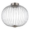 Globo Galway Plafondlamp LED Nikkel mat, 1-licht