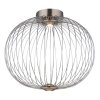 Globo Galway Plafondlamp LED Nikkel mat, 1-licht