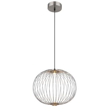 Globo Galway Hanglamp LED Nikkel mat, 1-licht