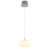 Globo Quintara Hanglamp LED Nikkel mat, 1-licht