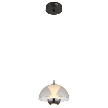 Globo Arus Hanglamp LED Zwart, 1-licht