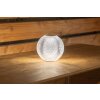 Globo Aida Tafellamp LED Nikkel mat, Transparant, Helder, 1-licht