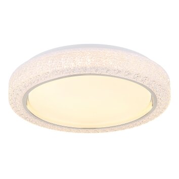 Globo Liami Plafondlamp LED Wit, 1-licht