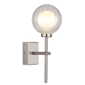 Globo Ander Wandlamp Nikkel mat, 1-licht