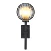 Globo Ander Wandlamp Zwart, 1-licht