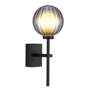 Globo Ander Wandlamp Zwart, 1-licht