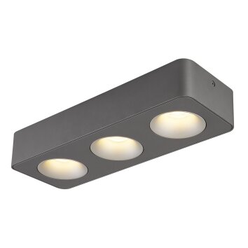 Globo Hangarau Plafondlamp LED Grijs, 1-licht