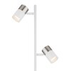 Globo Brisbon Staande lamp Wit, 2-lichts