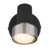 Globo Mason Plafondlamp, Plafondspot, Wandlamp, Muurspot Chroom, Zwart, 1-licht