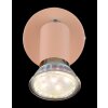 Globo Matrix Plafondlamp, Plafondspot, Wandlamp, Muurspot Roze, 1-licht