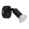 Globo Matrix Plafondlamp, Plafondspot, Wandlamp, Muurspot Zwart, 1-licht