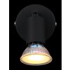 Globo Matrix Plafondlamp, Plafondspot, Wandlamp, Muurspot Zwart, 1-licht