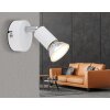 Globo Matrix Plafondlamp, Plafondspot, Wandlamp, Muurspot Chroom, Wit, 1-licht