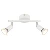 Globo Matrix Plafondlamp, Plafondspot, Wandlamp, Muurspot Wit, 2-lichts