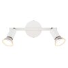 Globo Matrix Plafondlamp, Plafondspot, Wandlamp, Muurspot Wit, 2-lichts