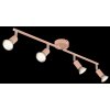 Globo Matrix Plafondlamp, Plafondspot, Wandlamp, Muurspot Roze, 4-lichts