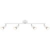 Globo Matrix Plafondlamp, Plafondspot, Wandlamp, Muurspot Wit, 4-lichts