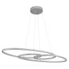 Globo Spira Hanglamp LED Chroom, Zilver, 1-licht