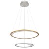 Globo Umbra Hanglamp LED Goud, Zilver, 1-licht, Afstandsbediening