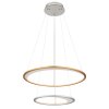 Globo Umbra Hanglamp LED Goud, Zilver, 1-licht, Afstandsbediening