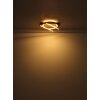 Globo Pikara Plafondlamp LED houtlook, 1-licht