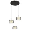 Globo Fogsy Hanglamp LED Zwart, 1-licht