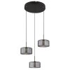 Globo Fogsy Hanglamp LED Zwart, 1-licht