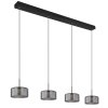 Globo Fogsy Hanglamp LED Zwart, 1-licht