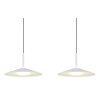 Globo Lampone Hanglamp LED Wit, 1-licht